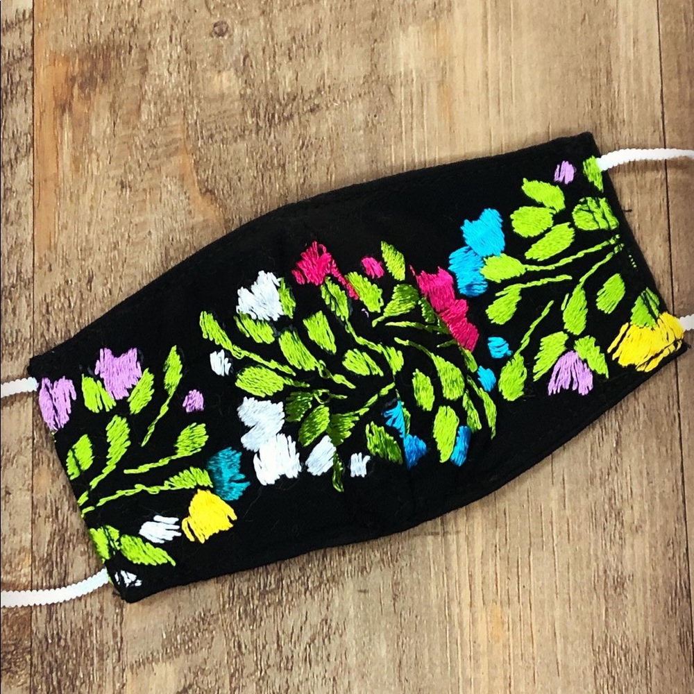 Small San Antonino Face Mask Mexican Embroidery - Picture 10 of 16